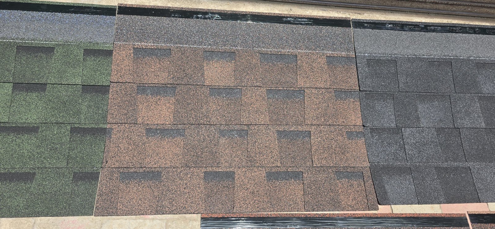 autum brown roofing shingles